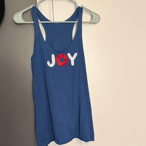 PHISH Blue 'JOY' Graphic Racerback Tank Top